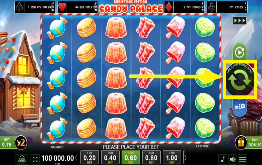 Candy Palace Christmas Edition INIZIA IL TUO GIOCO!