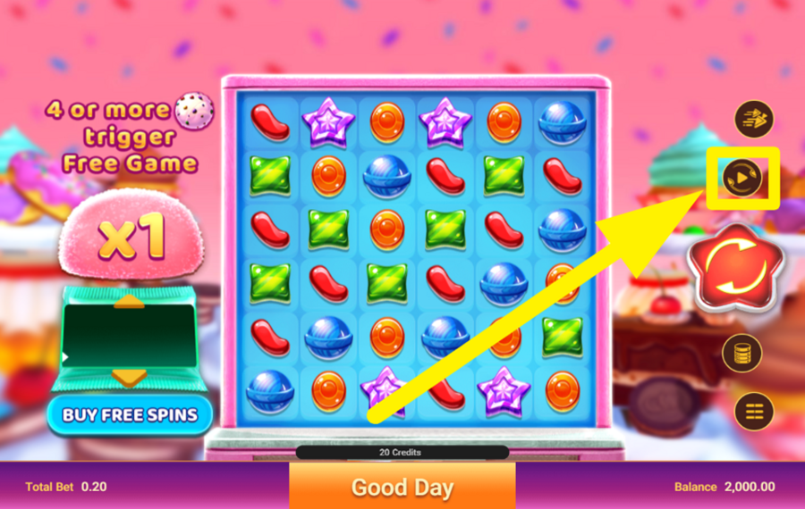 Candy Pop 2 АКТИВИРУЙТЕ АВТОМАТИЧЕСКИЙ СПИННИНГ.