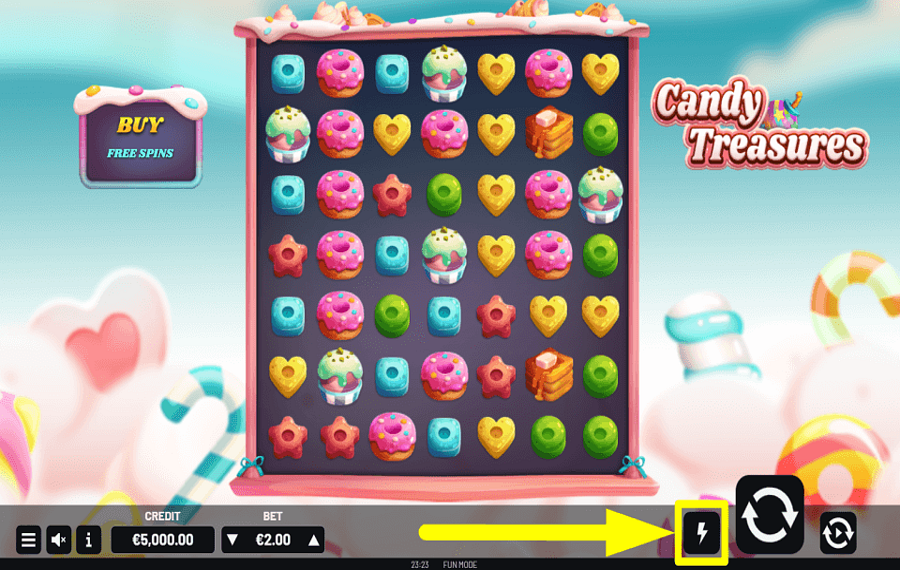 Candy Treasures VAYA A TODA VELOCIDAD.