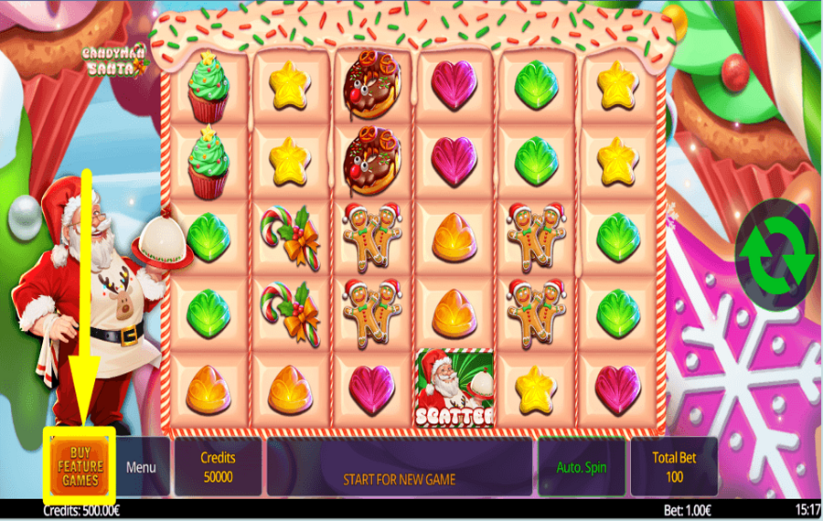 Candyman Santa ПОЛУЧИТЕ БОНУС.