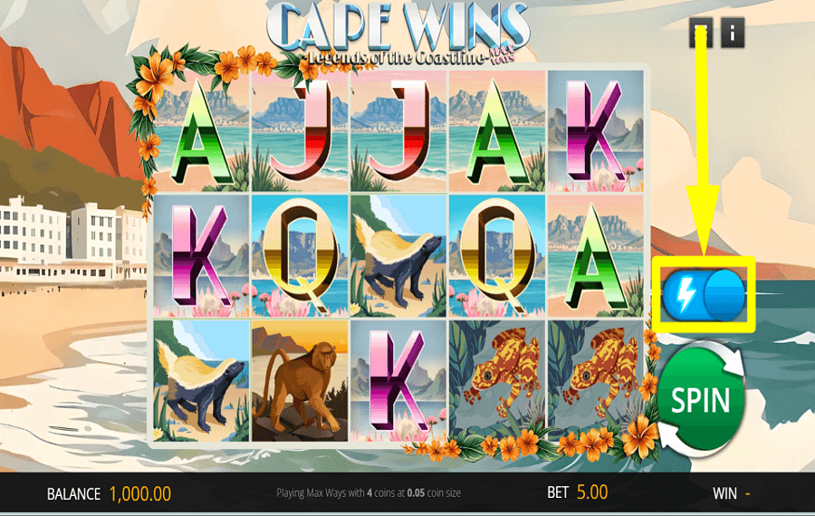 Cape Wins Legends of the Coastline ACCELERA IL GIOCO.