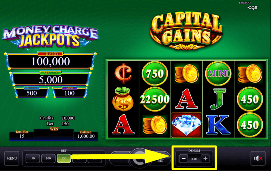 Capital Gains CHOOSE THE COIN VALUE.