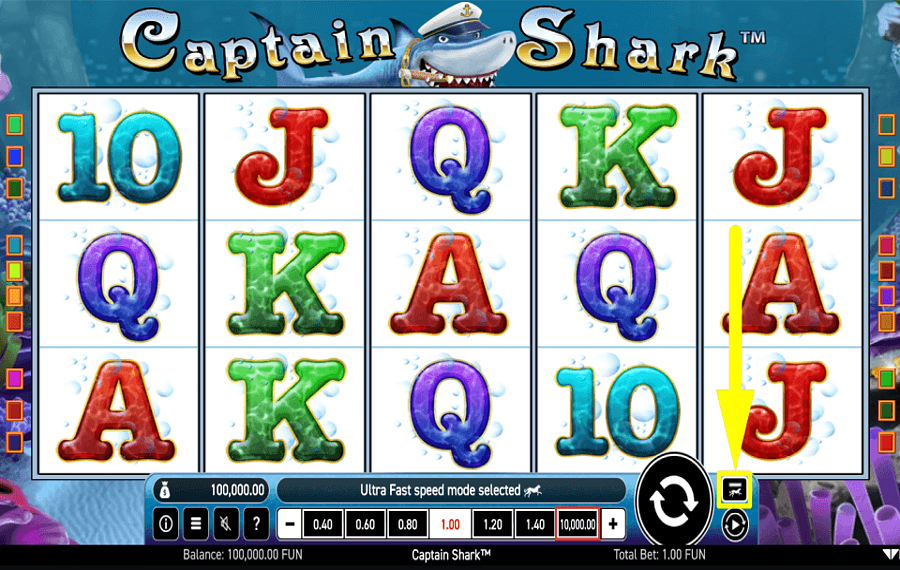 Captain Shark CAMBIA LA VELOCIDAD.