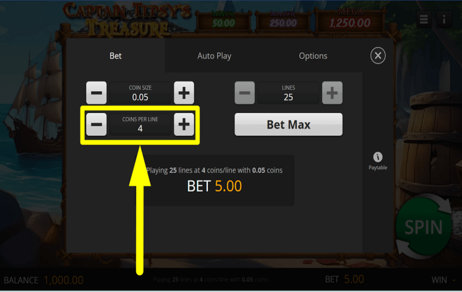 Captain Tipsys Treasure CHOOSE YOUR COINS.