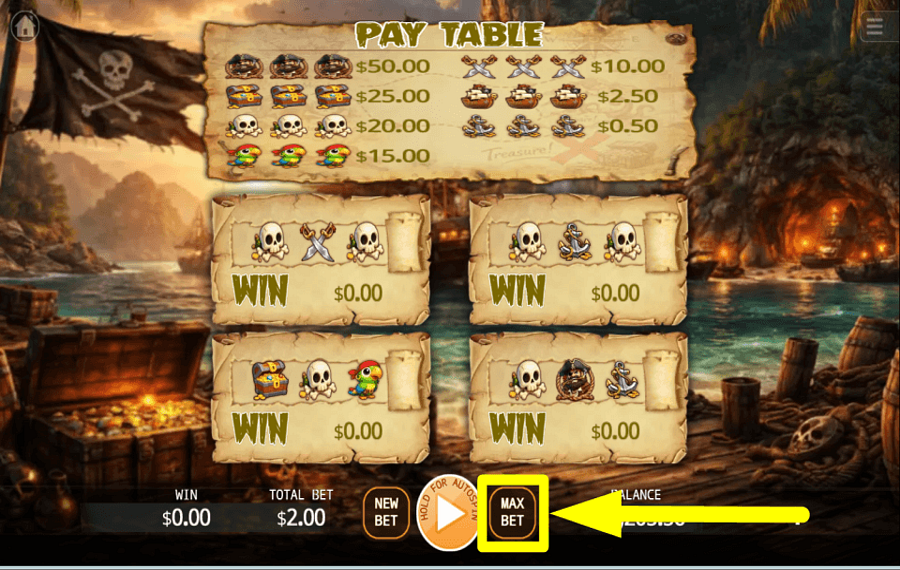 Captains Bounty Scratch ENVISAGEZ DES ENJEUX ÉLEVÉS.