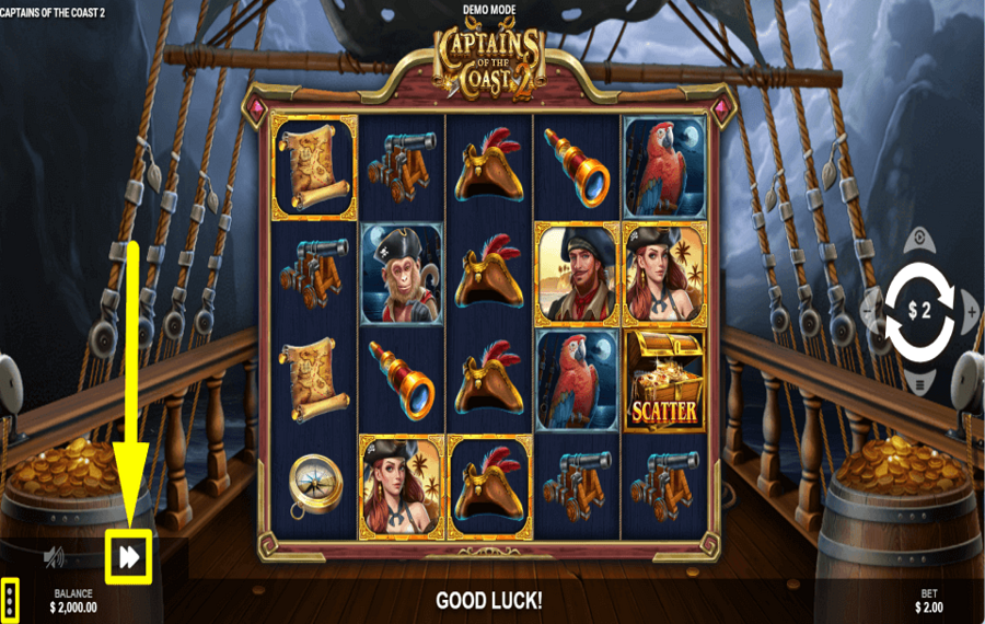 Captains of the Coast 2 Schalten Sie den Turbo ein.