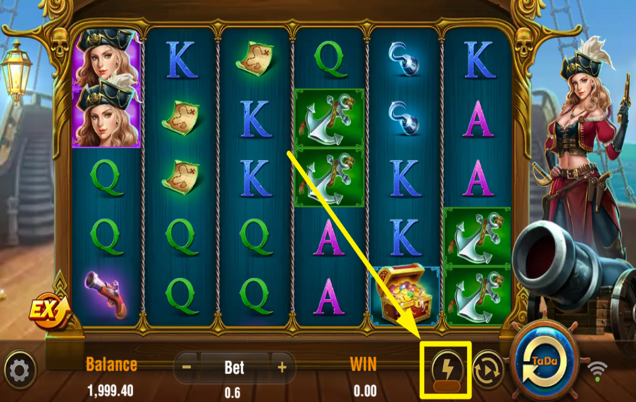 Caribbean Queen УСКОРЬТЕ ИГРУ.