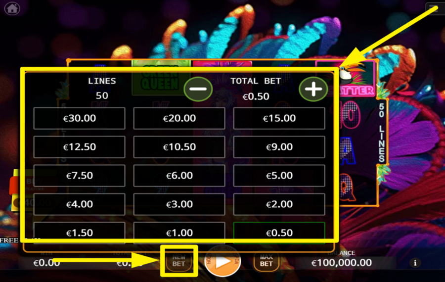 Carnival Beauty ASSIGN A BET VALUE.