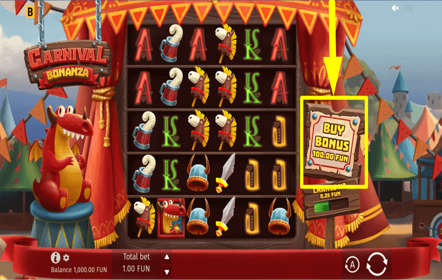 Carnival Bonanza COMPRAR GIROS GRATIS.