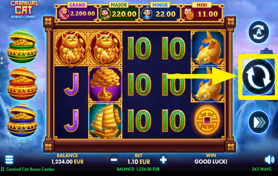 Carnival Cat Bonus Combo JOUER LE JEU.