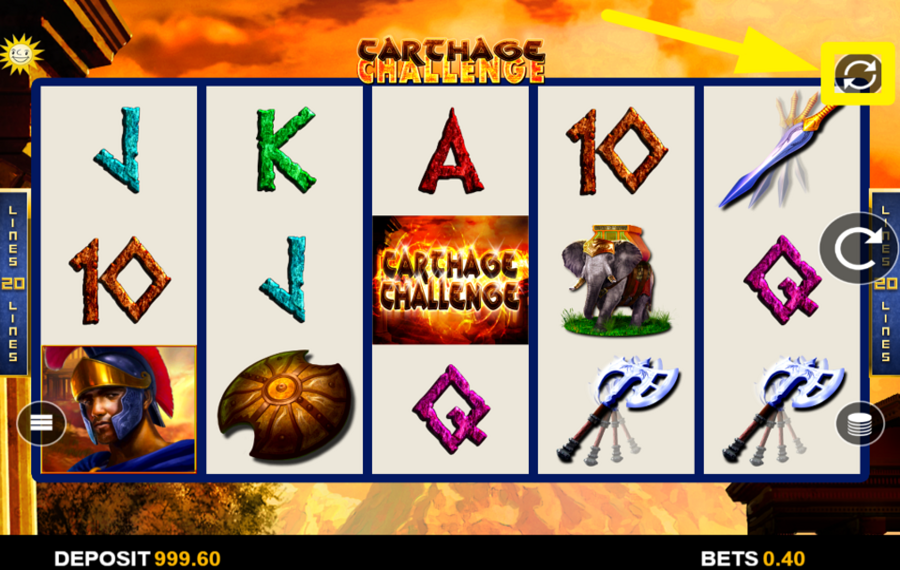 Carthage Challenge ВРАЩАЙТЕ БАРАБАНОВЫ АВТОМАТИЧЕСКИ.