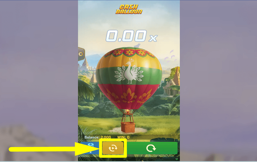 Cash Balloon ВЫБЕРИТЕ АВТОВОСПРОИЗВЕДЕНИЕ.