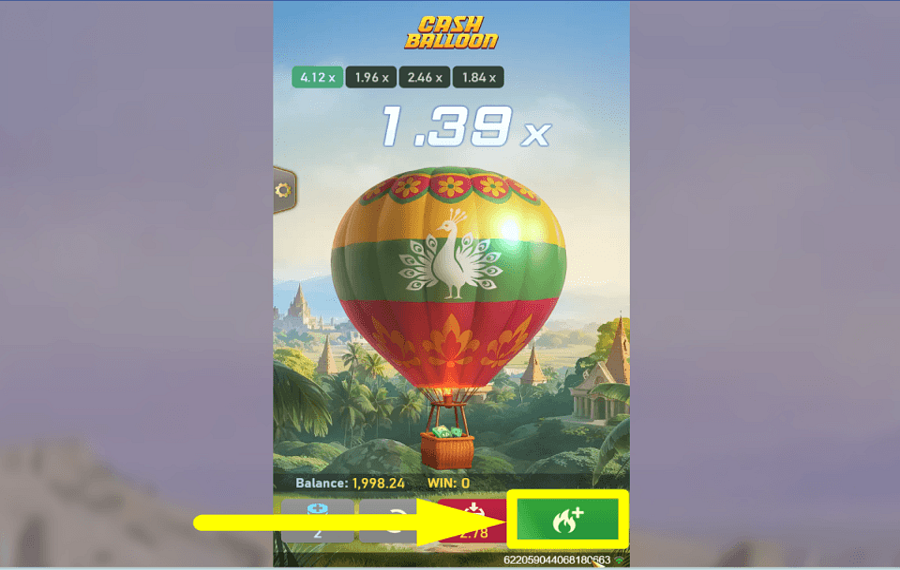 Cash Balloon ПРОДОЛЖАЙТЕ ВОСХОДИТЬ.