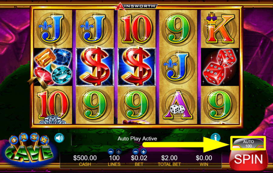Cash Cave ENABLE THE AUTOPLAY FEATURE.