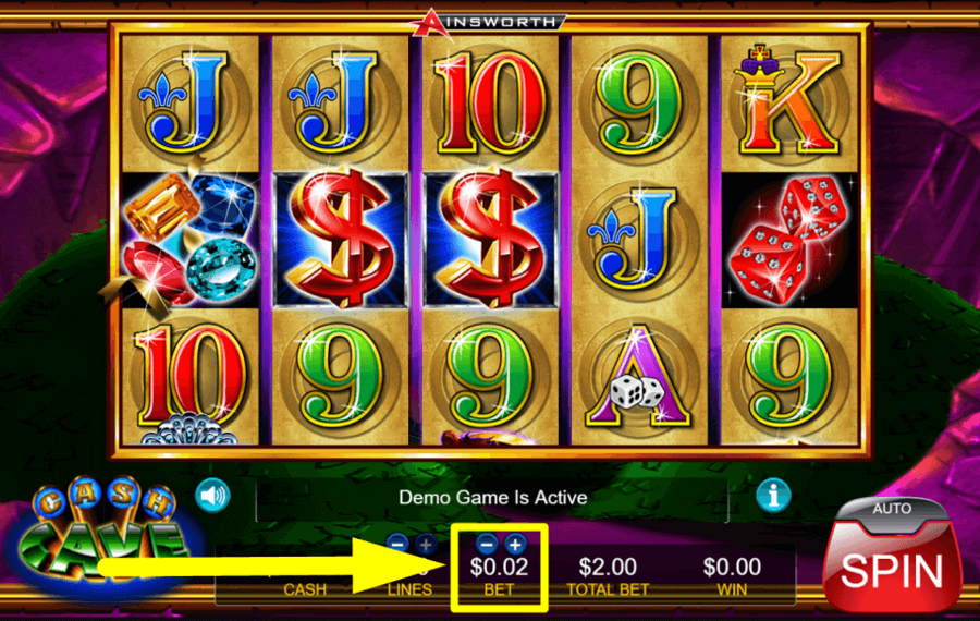 Cash Cave CAST YOUR BET.