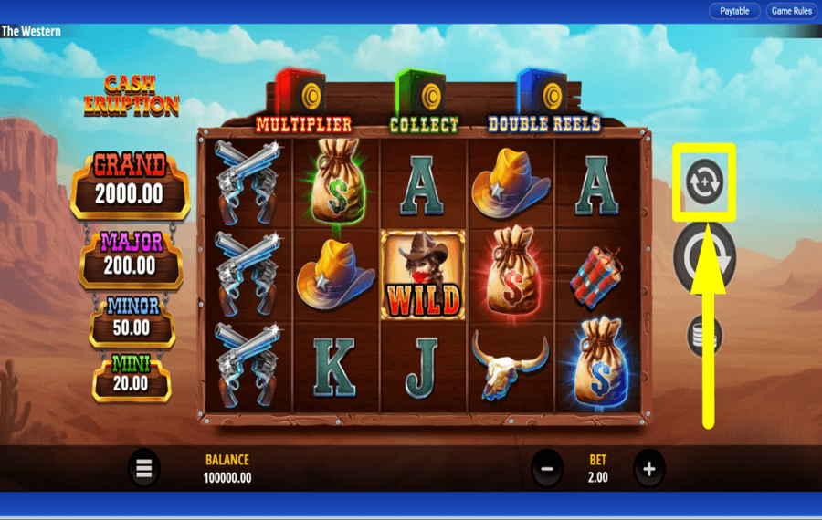 Cash Eruption The Western ВКЛЮЧИТЬ АВТОВОСПРОИЗВЕДЕНИЕ.