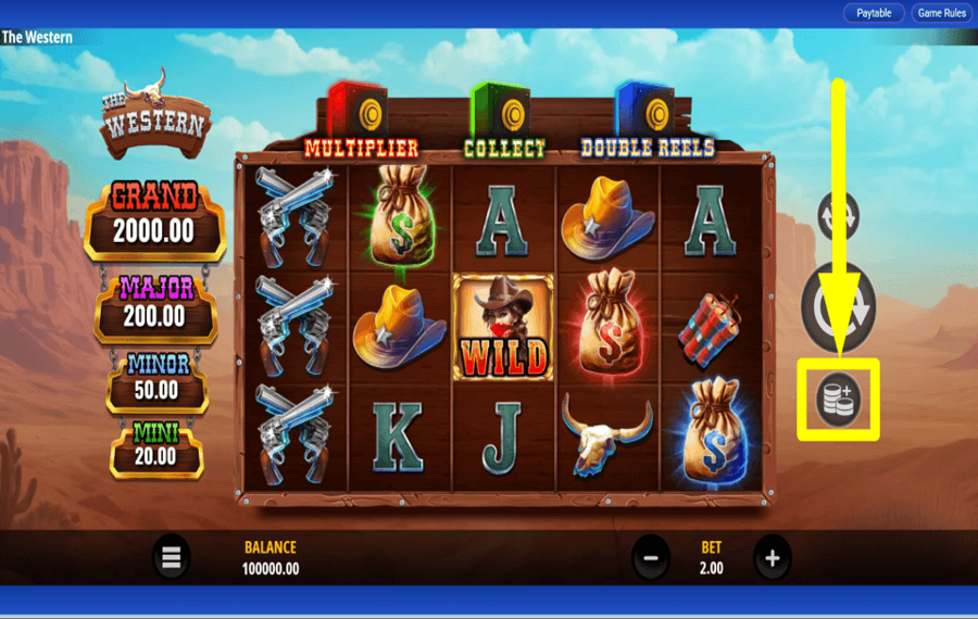 Cash Eruption The Western ИЗМЕНИТЕ СТАВКУ.