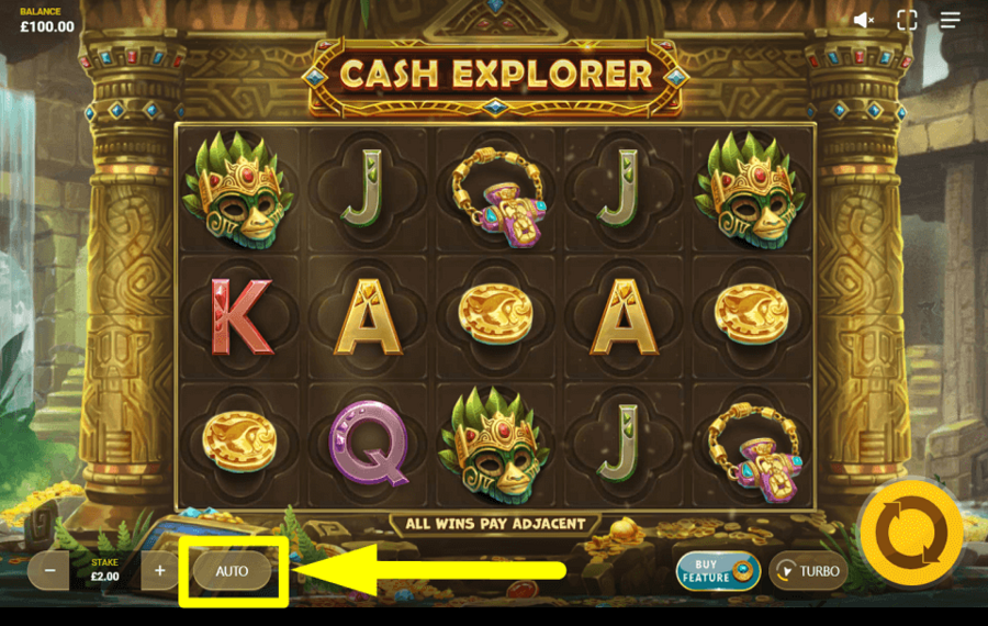 Cash Explorer ВЫБЕРИТЕ АВТОВОСПРОИЗВЕДЕНИЕ.