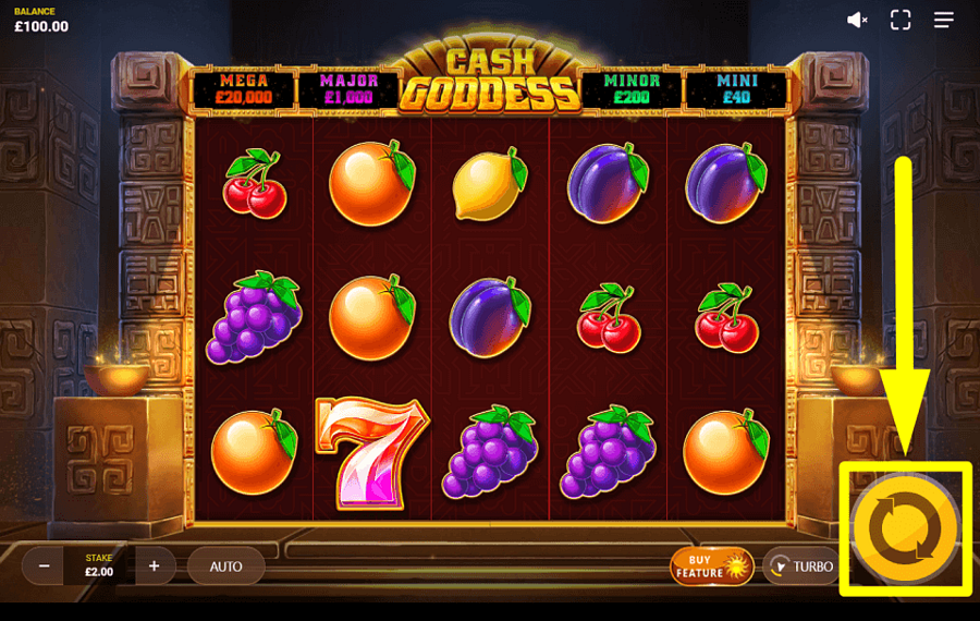 Cash Goddess COMMENCE GAMBLING.