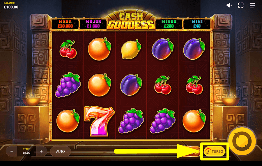 Cash Goddess CONTROL THE SPEED.