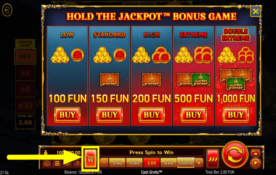 Cash Grotto BEZAHLEN SIE FÜR BONI.