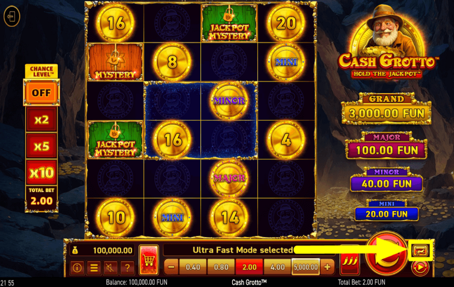 Cash Grotto BESCHLEUNIGE DEIN TEMPO.