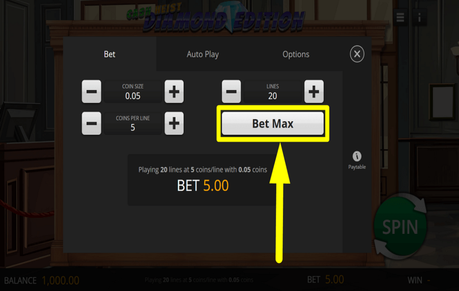 Cash Heist Diamond Edition APPLY HIGH STAKES.