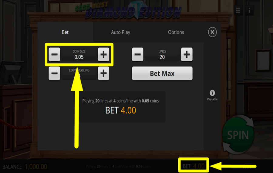 Cash Heist Diamond Edition ASSIGN THE COINS.