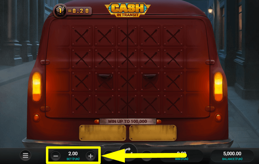 Cash in Transit ВЫБЕРИТЕ СТАВКУ.