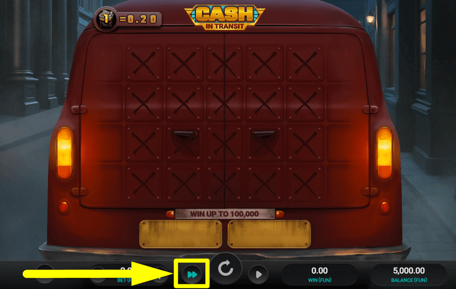 Cash in Transit ИЗМЕНИТЕ СКОРОСТЬ ИГРЫ.