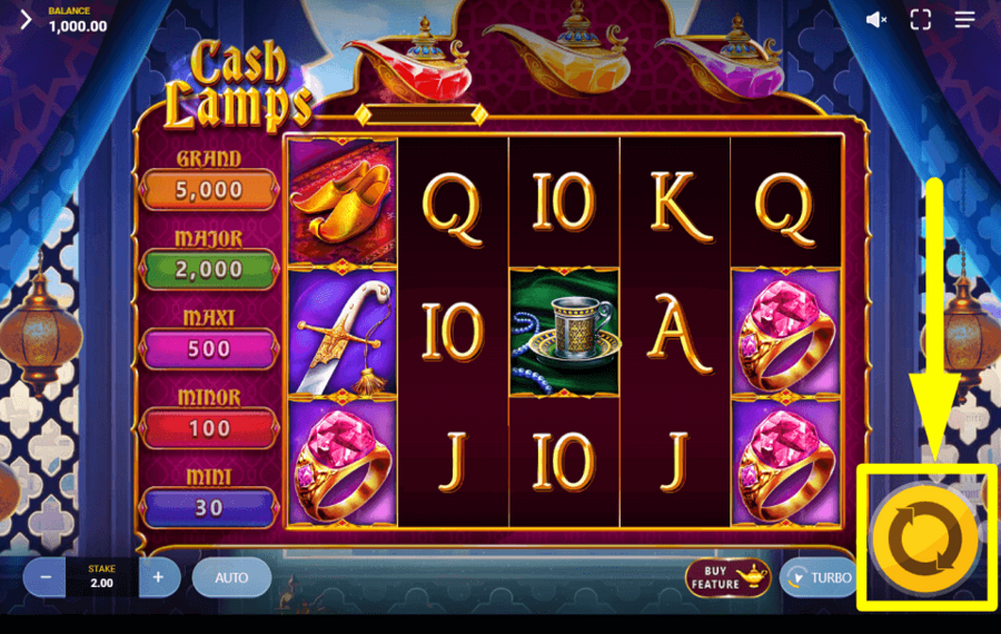 Cash Lamps È ORA DI GIOCARE.