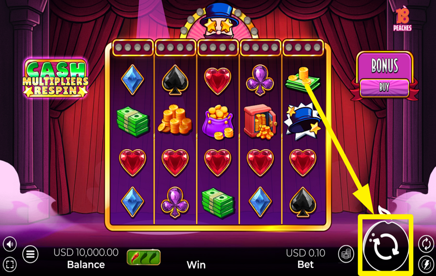 Cash Multipliers Respin ИГРАЙТЕ В ИГРУ.