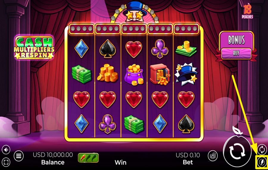 Cash Multipliers Respin ИЗМЕНИТЕ СКОРОСТЬ.