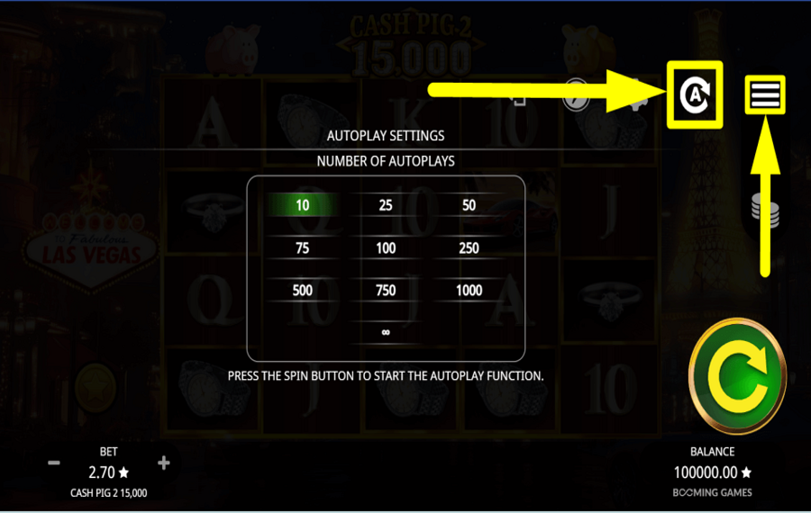 Cash Pig 2 15000 AUTOMATISCH FORTSETZEN.