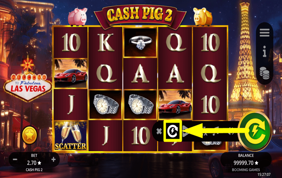 Cash Pig 2 TURBO-MODUS AKTIVIEREN.