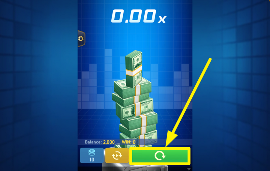Cash Stack Fangt an, Green Bucks zu sammeln!