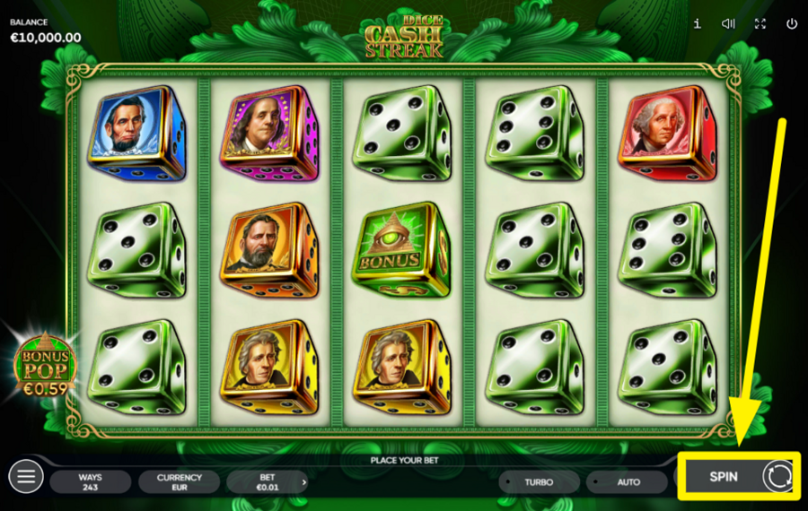 Cash Streak Dice ВСТУПАЙТЕ В ДЕЙСТВИЕ!