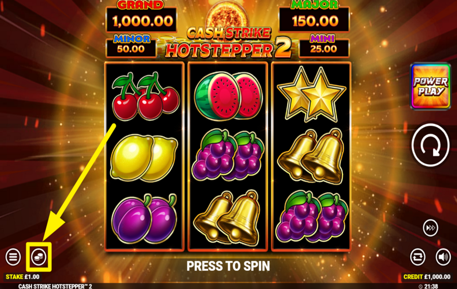 Cash Strike Hotstepper 2 ОПРЕДЕЛИТЕ СВОЮ СТАВКУ.