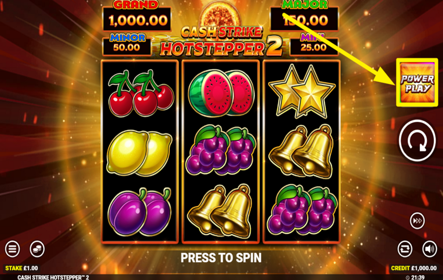 Cash Strike Hotstepper 2 АКТИВИРУЙТЕ СИЛОВУЮ ИГРУ.