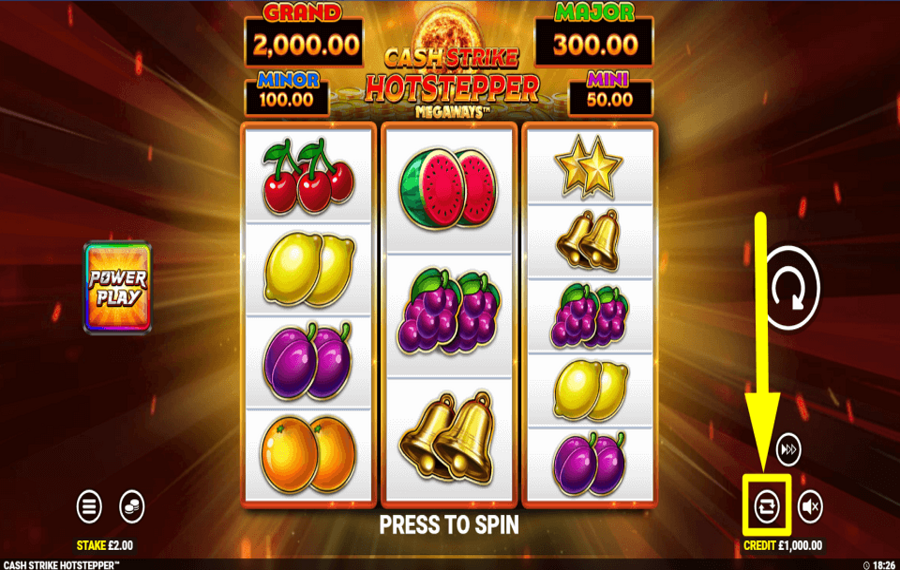 Cash Strike Hotstepper ВРАЩЕНИЕ АВТОМАТИЧЕСКИ.