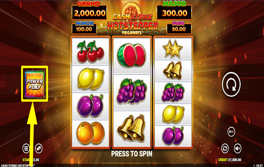 Cash Strike Hotstepper НАСТРОЙТЕ СИЛОВУЮ ИГРУ.