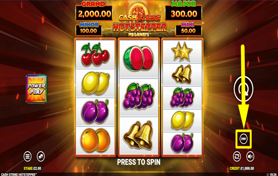 Cash Strike Hotstepper УСКОРЬТЕ ВРАЩЕНИЕ.