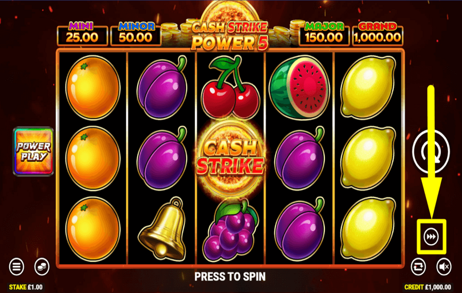 Cash Strike Power 5 STEP UP YOUR GAME.