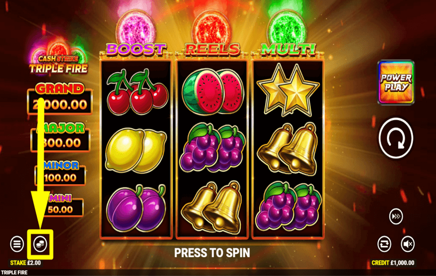 Cash Strike Triple Fire PUNTA LA PUNTATA.