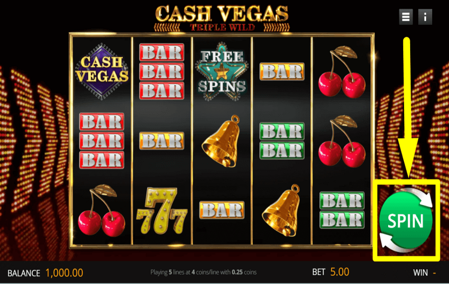 Cash Vegas Triple Wild IL EST TEMPS DE JOUER.