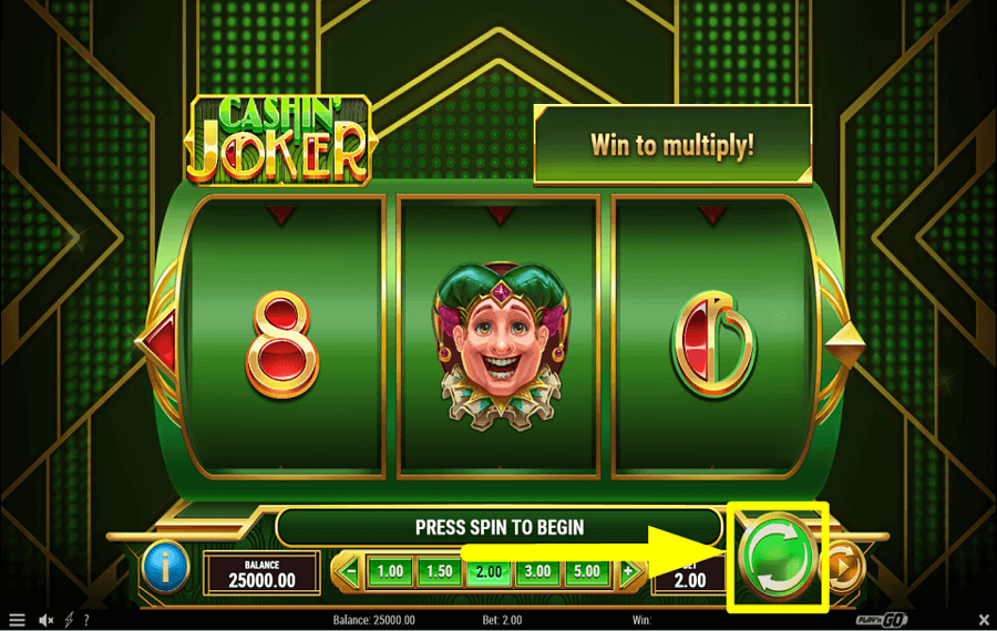 Cashin Joker TESTEZ VOTRE CHANCE.