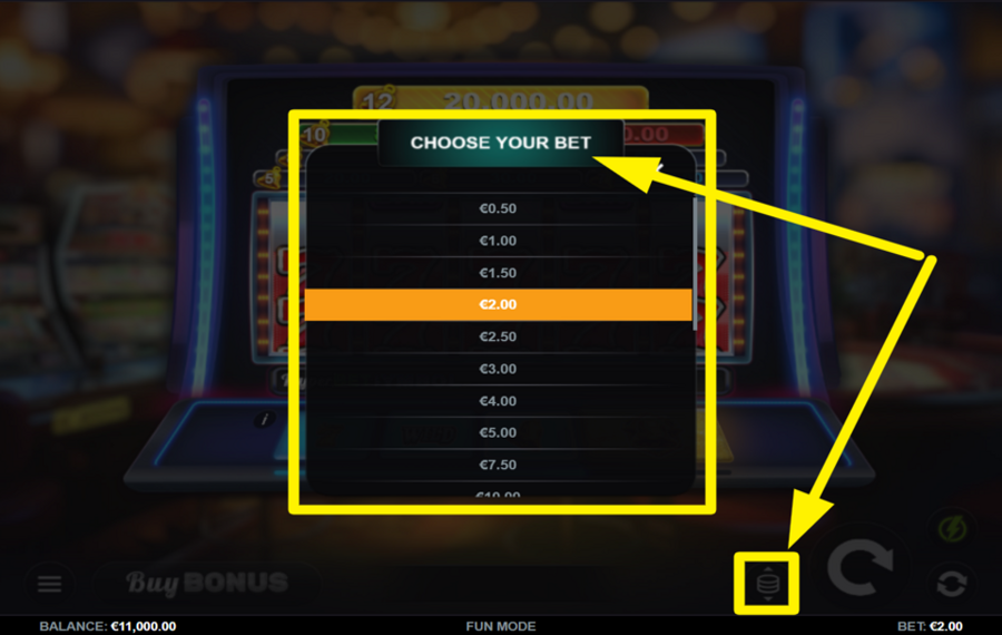 Cashpot Strike 7s MODIFIEZ VOTRE PARI.