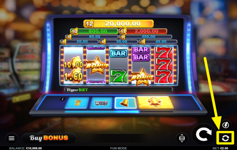 Cashpot Strike 7s UTILISEZ DES SPIN AUTOMATISÉS.