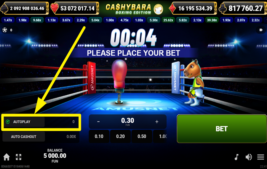 Cashybara Boxing Edition ВКЛЮЧИТЬ АВТОВОСПРОИЗВЕДЕНИЕ.