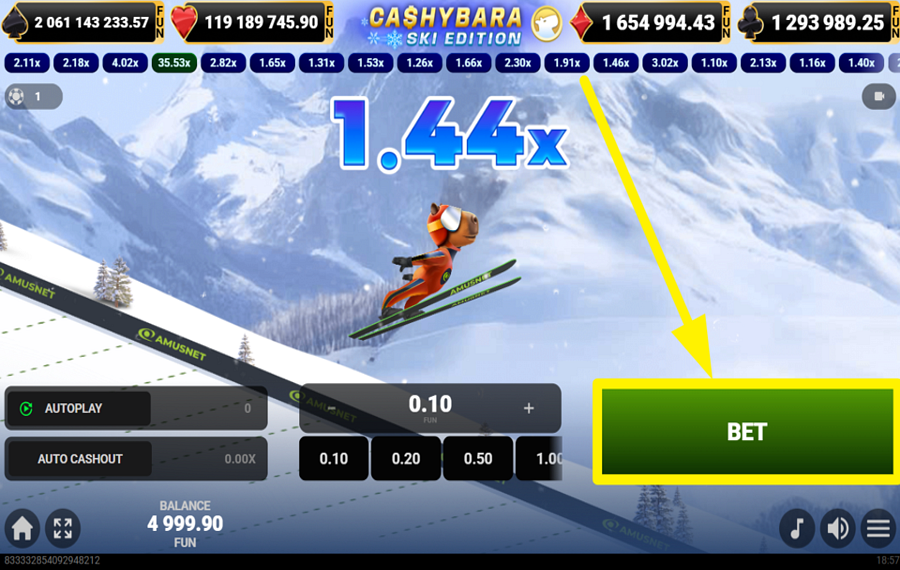 Cashybara Ski Edition НАЧНИТЕ СВОЕ ЛЫЖНОЕ ПРИКЛЮЧЕНИЕ!